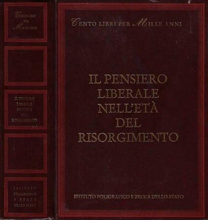 Il pensiero liberale nell'età del Risorgimento - Valerio Castronovo - copertina