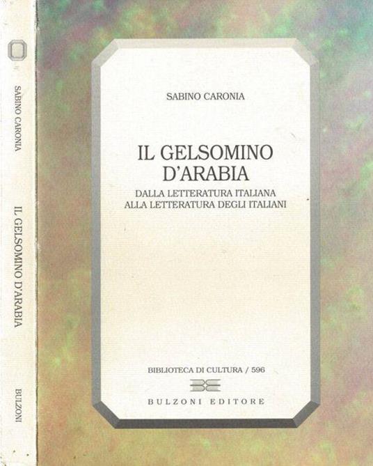 Il gelsomino d'Arabia - Sabino Caronia - copertina