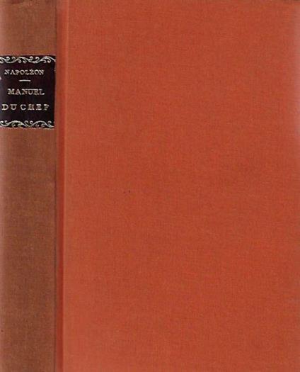 Manual Du Chef - Napoleone Bonaparte - copertina