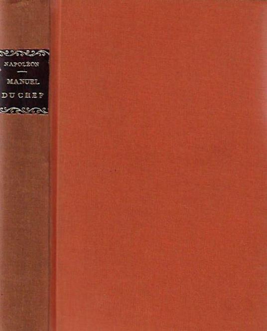 Manual Du Chef - Napoleone Bonaparte - copertina