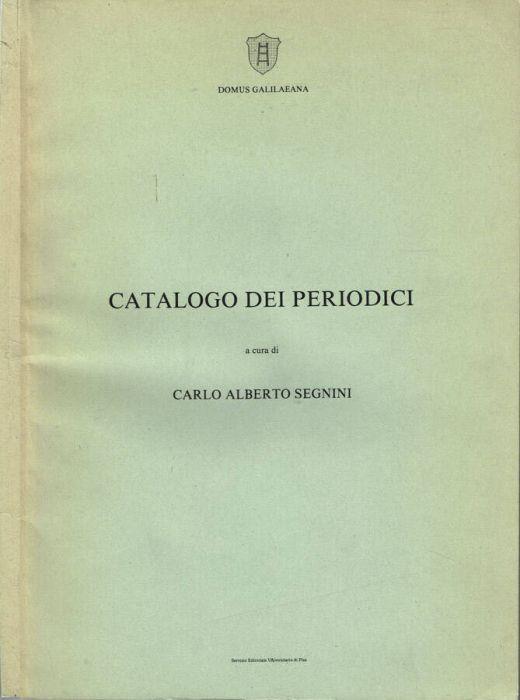 Catalogo dei periodici - Carlo Alberto Segnini - copertina