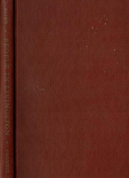 People in Livingston - copertina