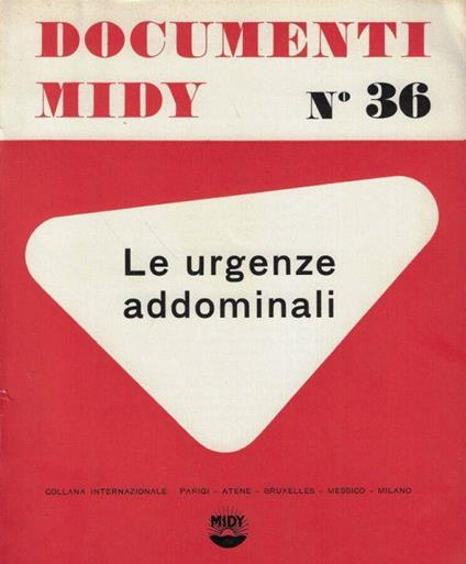 Le urgenze addominali - copertina