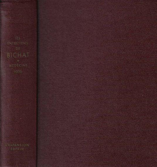 Les entretiens de Bichat 1970 - copertina