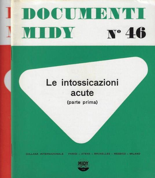 Le intossicazioni acute - copertina