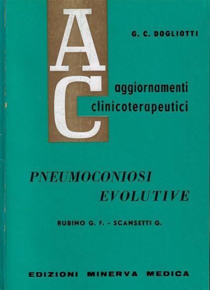 Pneumoconiosi evolutive - Gianfranco Rubino - copertina