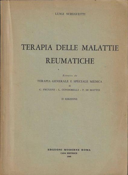 Terapia delle malattie reumatiche - copertina