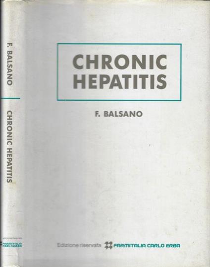 Chronic hepatitis - Francesco Balsano - copertina