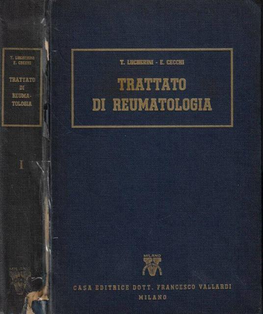 Trattato di reumatologia Vol. I - Tommaso Lucherini - copertina