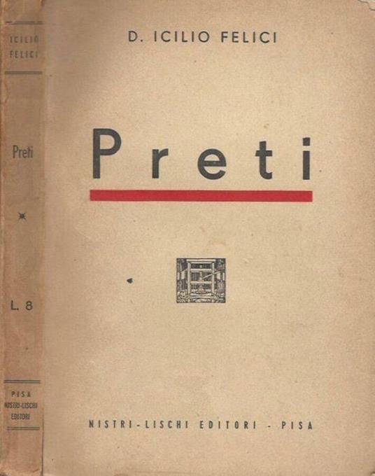 Preti - copertina