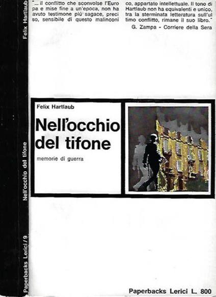 Nell'occhio del tifone - copertina
