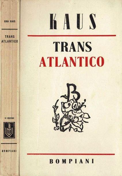 Transatlantico - Gina Kaus - copertina
