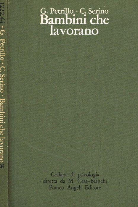 Bambini che lavorano - copertina
