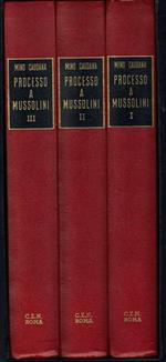 Processo A Mussolini 3 Volumi Con Cofanetto