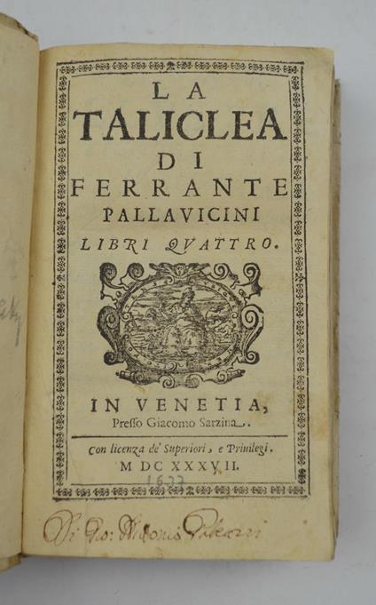 La Taliclea… libri quattro - copertina