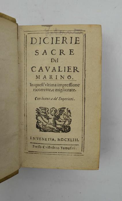 Dicerie sacre… - copertina