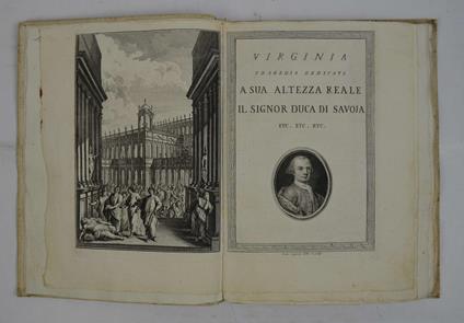 Virginia. Tragedia dedicata a Sua Altezza Reale il Signor Duca di Savoia… - copertina