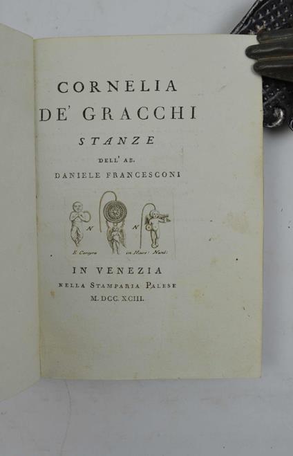 Cornelia de' Gracchi. Stanze… - copertina