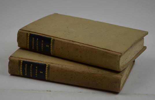 Medicina legale secondo lo spirito delle Leggi civili e penali veglianti nei governi d'Italia... Prima edizione veneta conforma all'ultima Pisana con giunte e correzioni dell'Autore - copertina