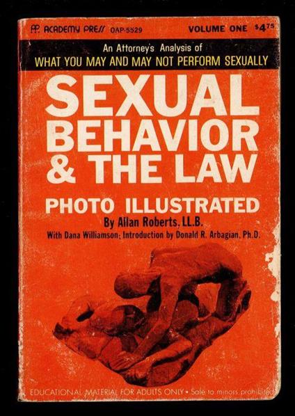 Sexual behavior & the law - Robert Allen - copertina