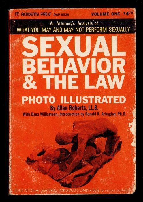 Sexual behavior & the law - Robert Allen - copertina