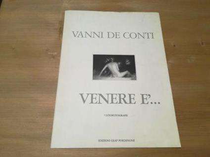 Venere è... - Vanni De Conti - copertina