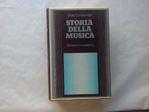 Storia della musica - Giulio Confalonieri - copertina