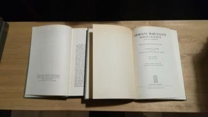 Ammiani Marcellini. Reru gestarum 2 vol Libri XIV-XXXI - Clark - copertina