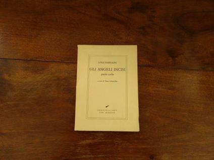 Gli angeli incisi - Luigi Bartolini - copertina