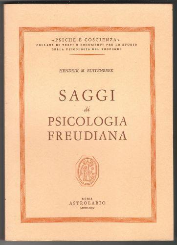 Saggi di psicologia freudiana - Hendrik M. Ruitenbeek - copertina