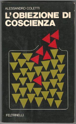L' obiezione di coscienza - Alessandro Coletti - copertina