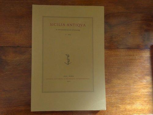 Sicilia Antiqua. An international journal of archeology. II - copertina