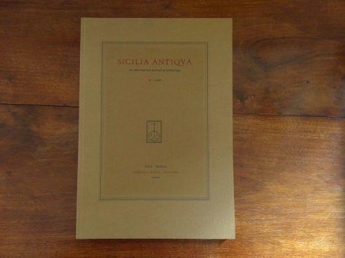 Sicilia Antiqua. An international journal of archeology. III - copertina