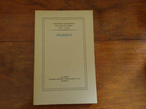 Scriptorum romanorum - Phaedrus - copertina