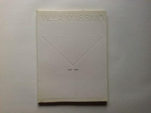 Villa Massimo, 1979 - 1980 - copertina