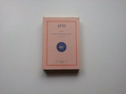 Atti della Società Leonardo da Vinci - copertina