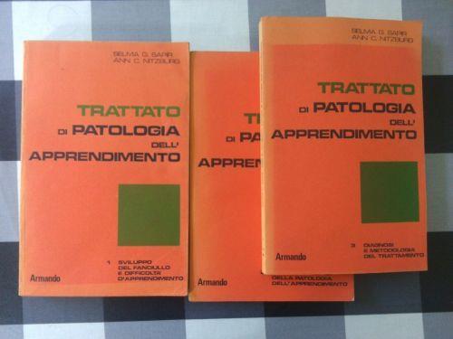 Trattato di patologia dell'apprendimento tre volumi - copertina