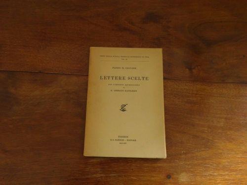 Plinio il Giovane - Lettere Scelte - copertina