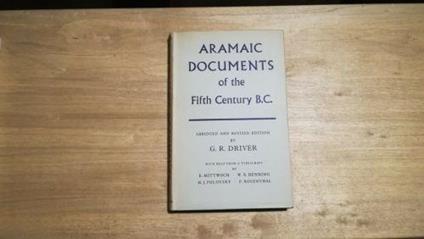 Aramaic documents - copertina
