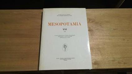 Mesopotamia XXI 1986 - copertina