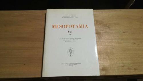 Mesopotamia XXI 1986 - copertina