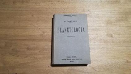 Planetologia - E. Cortese - copertina