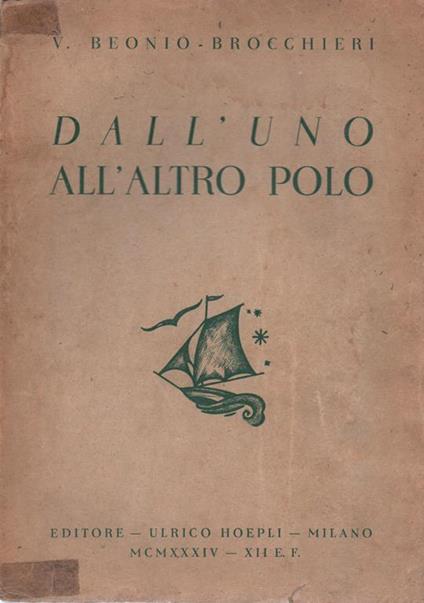 Dall'uno all'altro polo - copertina