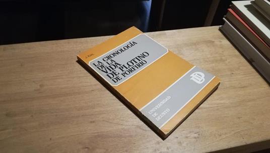 La cronologia de la vida de Plotino de Porfirio - copertina