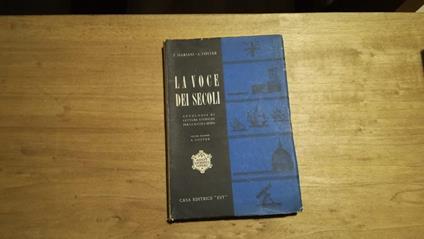 La voce dei secoli. Volume secondo - copertina