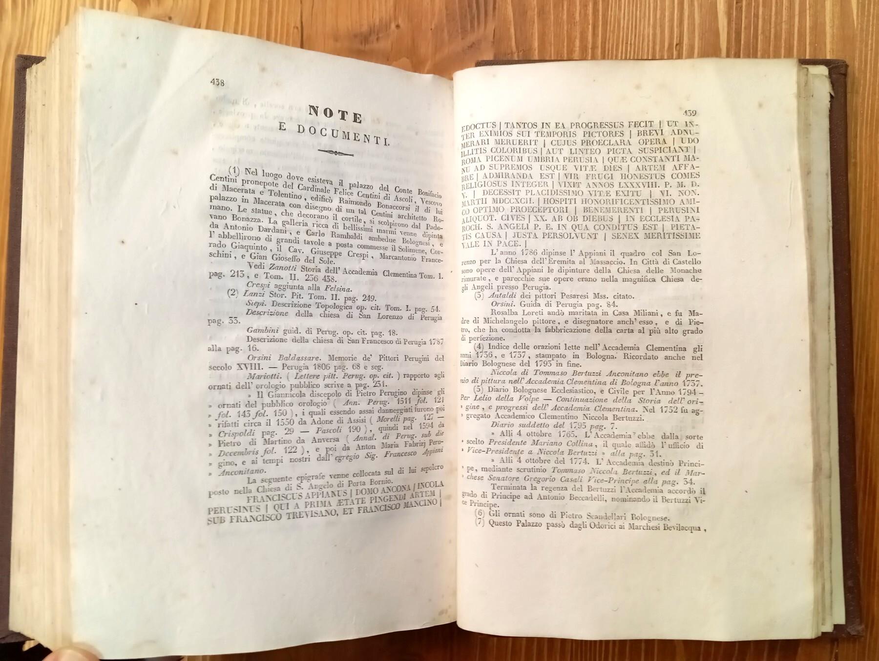 Memorie storiche delle arti e degli artisti della Marca di Ancona. Vol. I e II