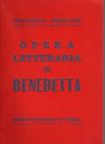 Opera letteraria di Benedetta