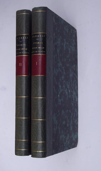 Storia delle Belle Arti in Italia - Ferdinando Ranalli - copertina