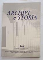Archivi e Storia. 3-4. Gennaio - Dicembre 1990. Rivista semestrale dell'Archivio di Stato di Vercelli e delle Sezioni di Biella e Varallo