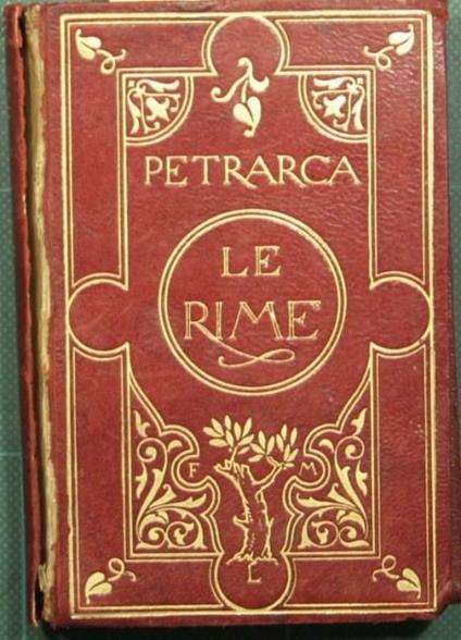 Le rime - Francesco Petrarca - copertina